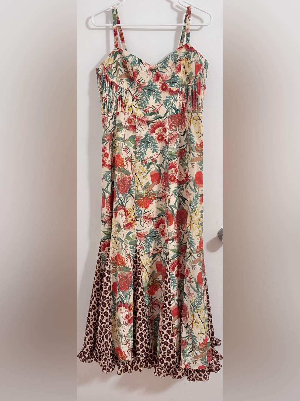 Anthropologie Butch Floral Maxi Dress Size 10 Wedding Guest